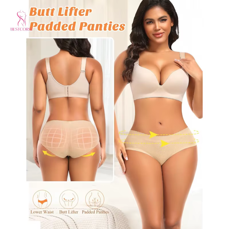 Culotte push-up invisible et respirante sans couture