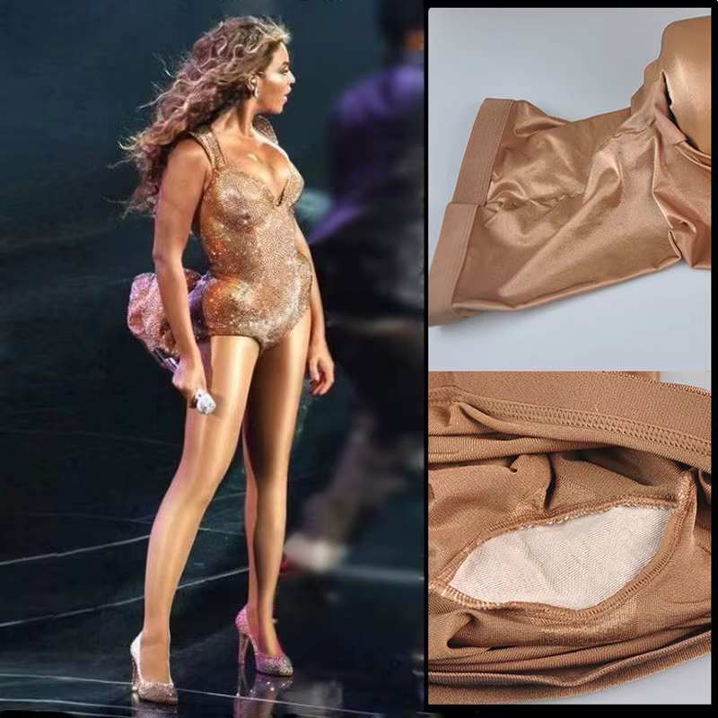 Collants sculptants pour femme 70D à finition brillante