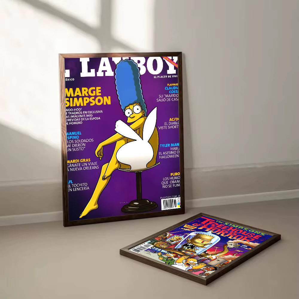 Affiche imprimée de l'anime s-simpsons, A5, A4, A3, A2, décor artistique mural pour chambre, bureau, cadeau pour les Fans