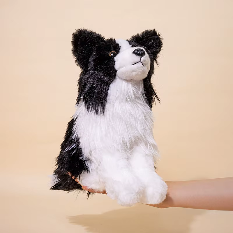 Peluche chien bouledogue français, Border Collie, Chihuahua, 22cm, mignon, Kawaii, joli cadeau d'anniversaire pour enfants, 1 pièce