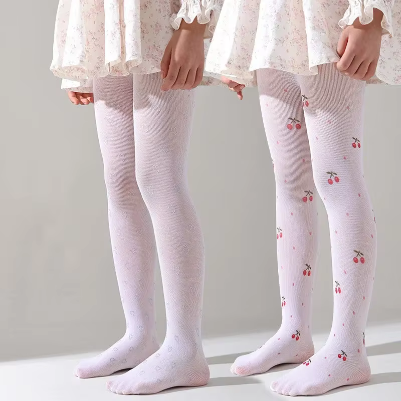 Collants à imprimé Harvey pour filles, bas fins et doux, leggings d'été en maille pour enfants de 2 à 12 ans