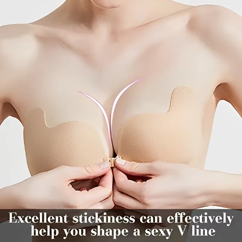 Soutien-gorge invisible push-up en silicone pour femme