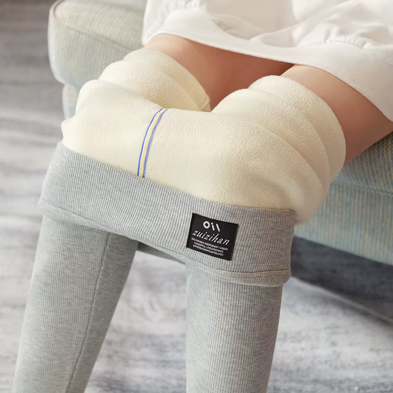 Leggings d'hiver pantalons thermiques épais