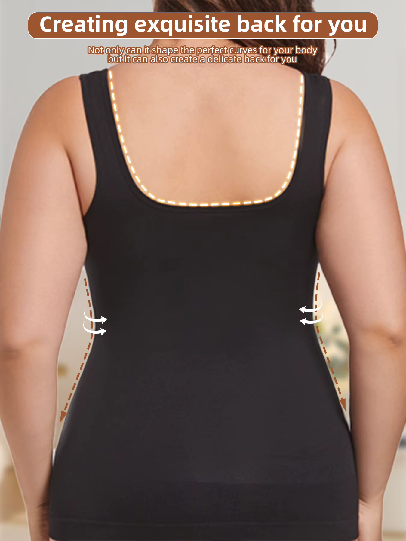 Hauts façonnants pour femmes grande taille