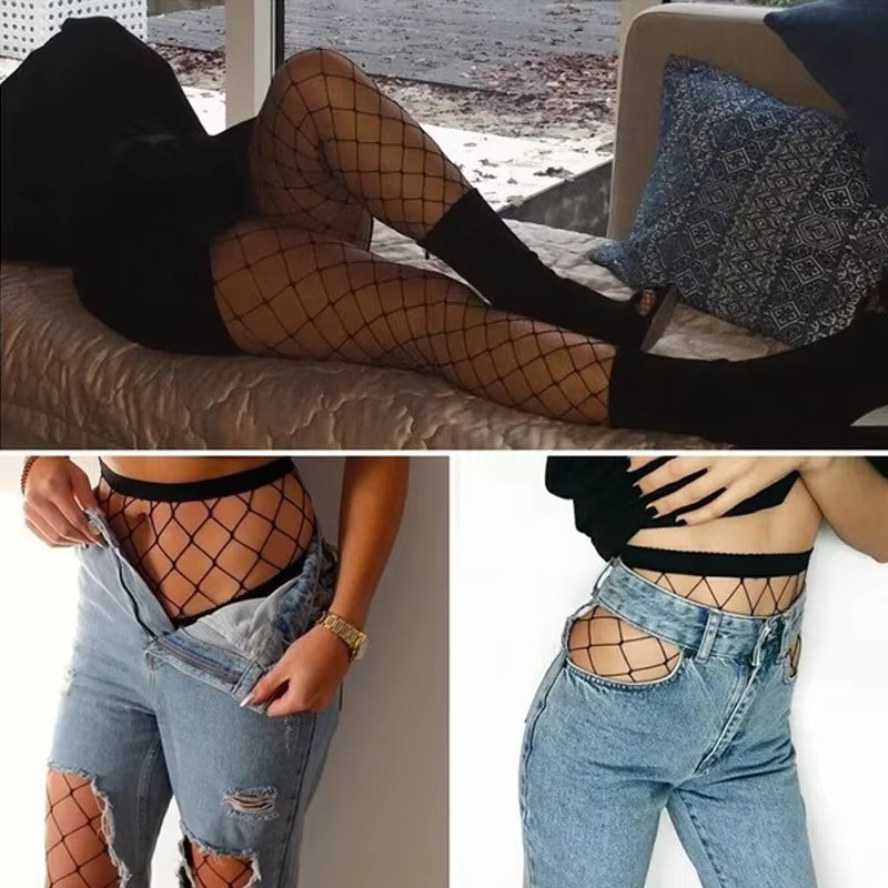 Collants en maille Sexy femmes résille bas