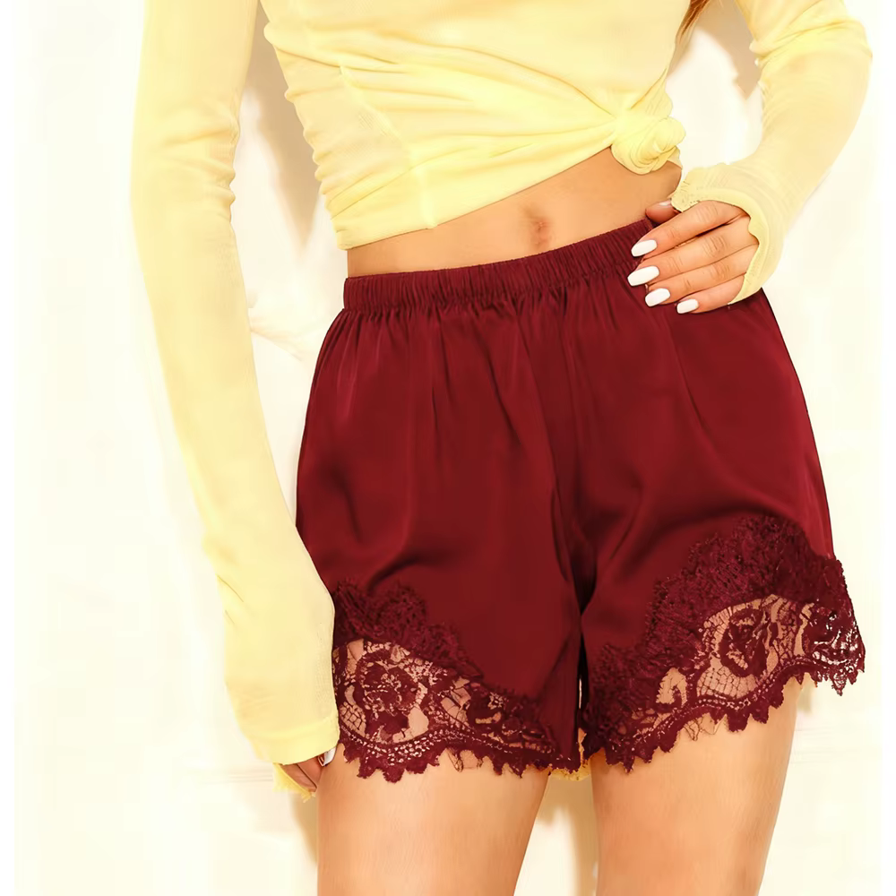 Boxer en Satin de soie pour femmes