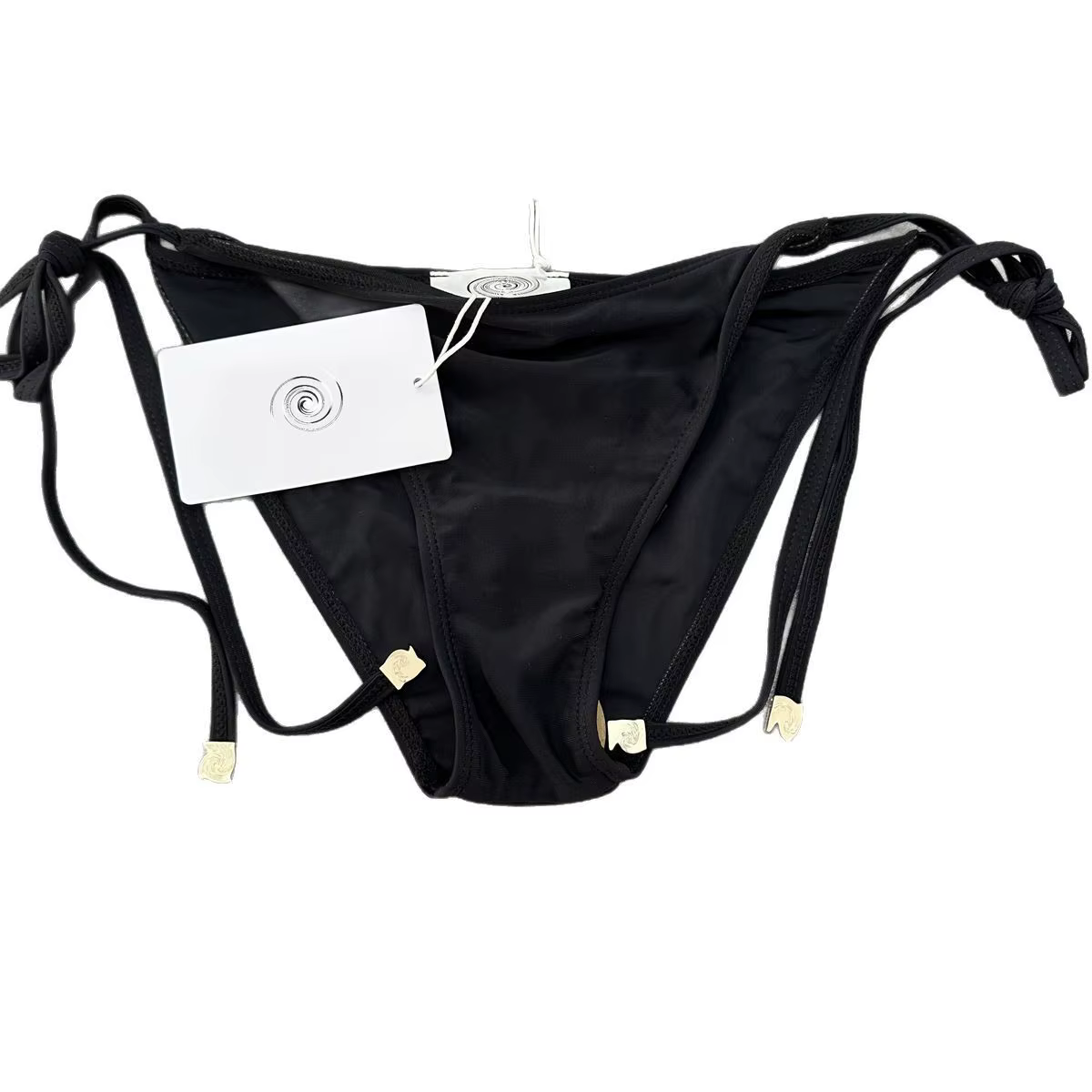 Maillot de bain bikini femme à fines bretelles croisées