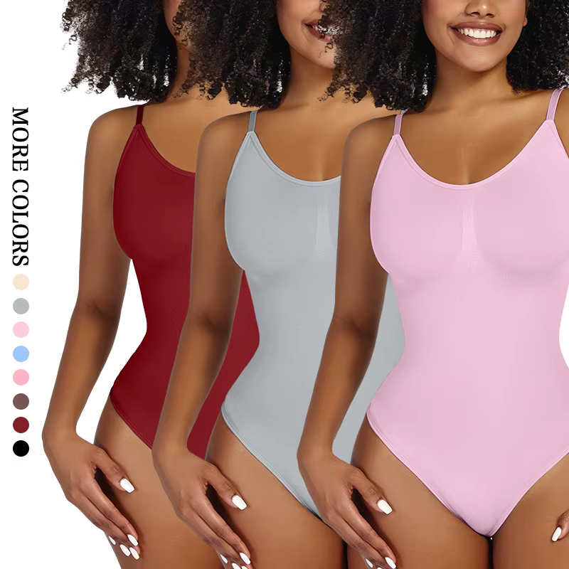Lissage Shapewear Body pour femmes Faja corps complet Shaper string doux