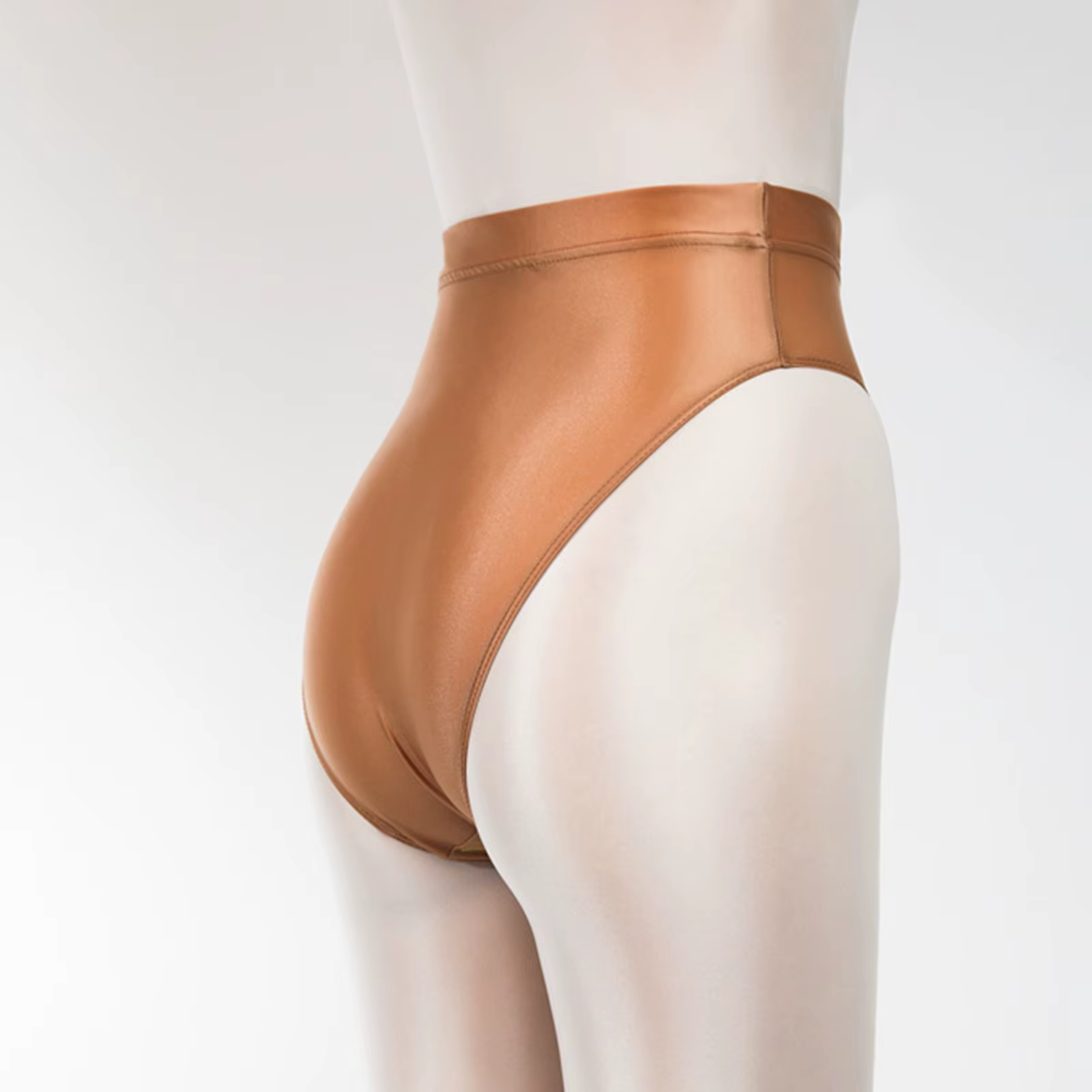 Culotte en Satin Brcorporelle de Grande Taille pour Femme