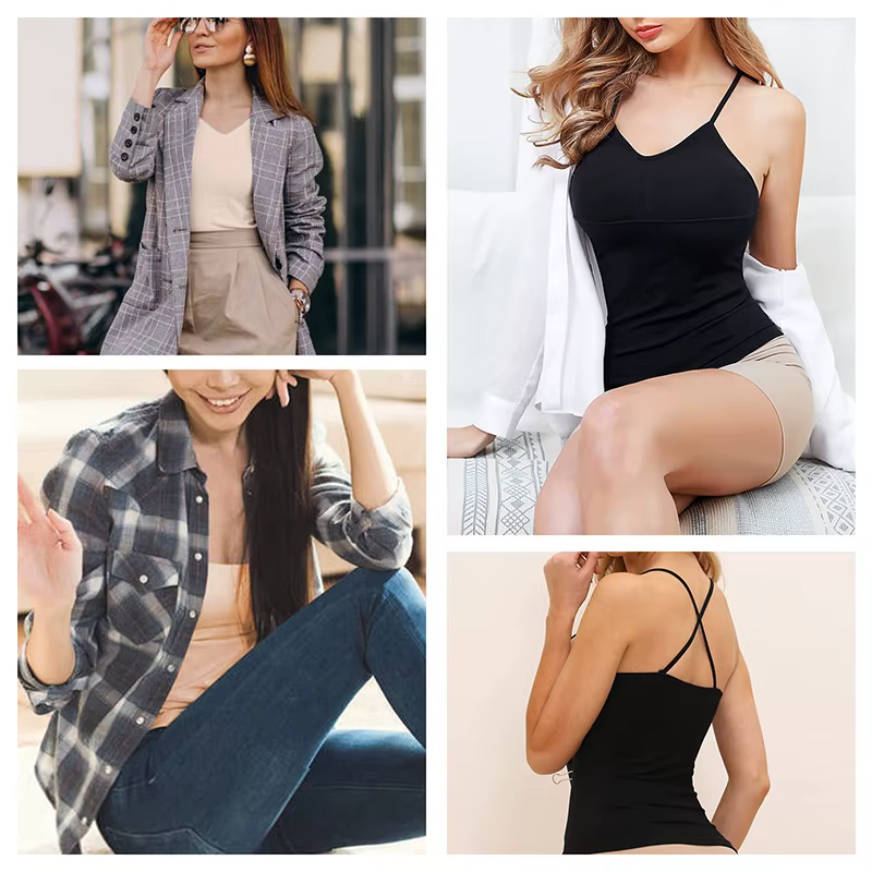 Body Shaper doux nouveau réservoir minceur coussin amovible Cami débardeur confortable grande taille femmes Shapewear rembourré gilet livraison directe