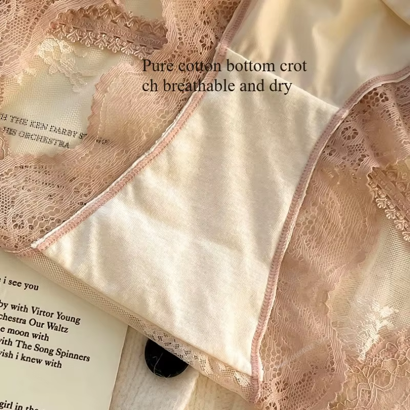 Slip en dentelle à panneaux en Satin