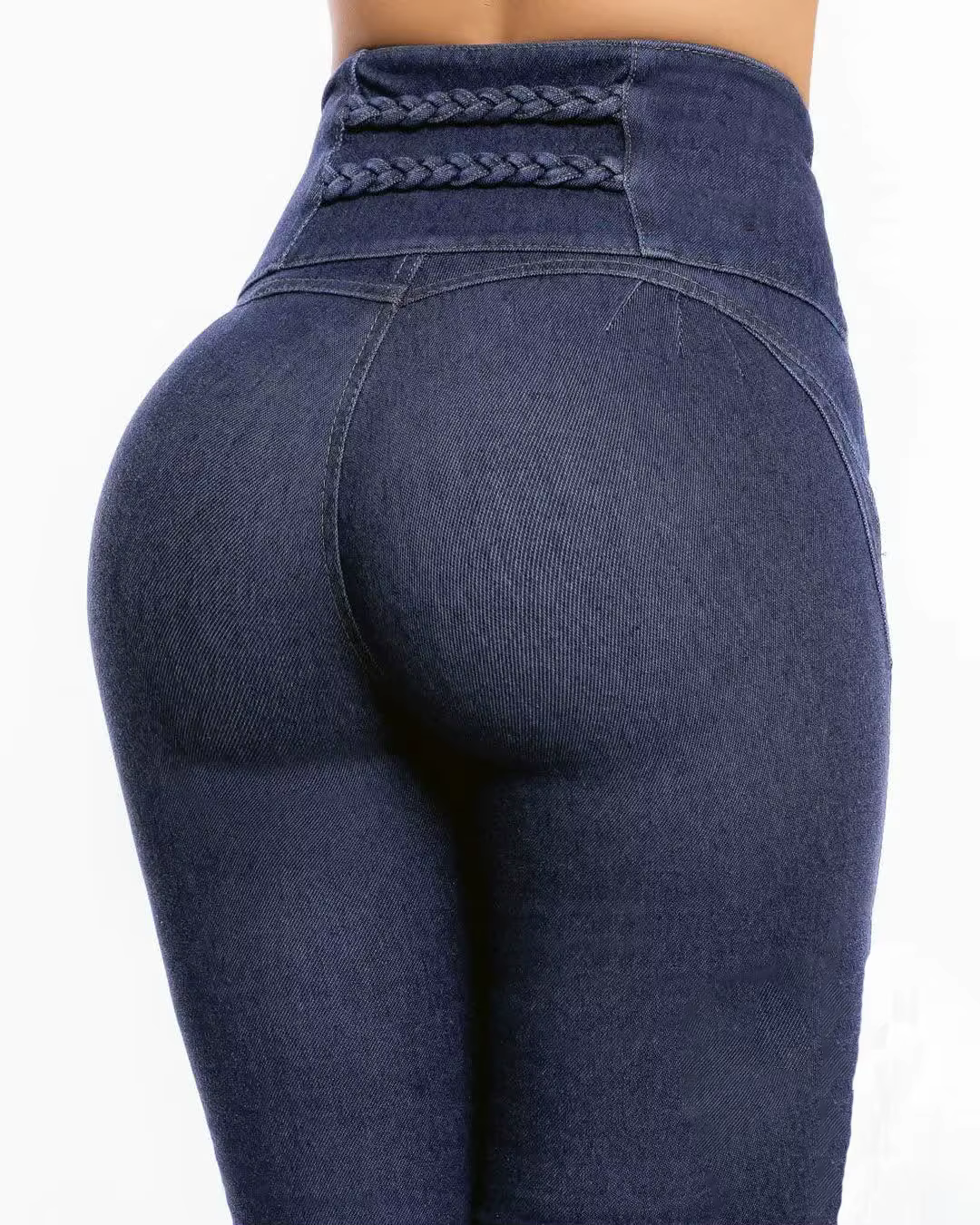 TUNIControl-Jean skinny taille haute pour femme