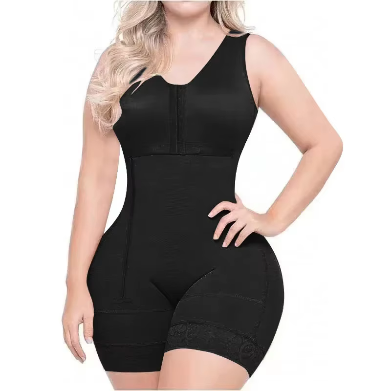 Fermeture éclair latérale corps Shaper Faja Body Corset haut Bustier Original colombien ceintures post-partum mince Shapewear femmes sous-vêtements