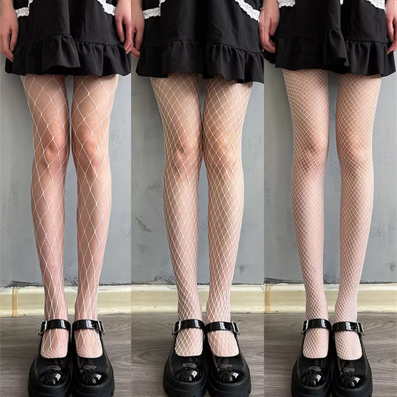 Collants résille en maille pour femmes