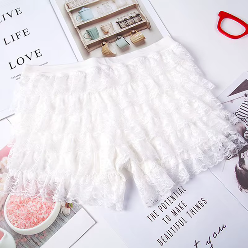 Short de sécurité en dentelle pour femme