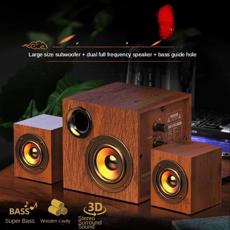 Ensemble complet d'audio d'ordinateur avec fil, haut-parleur actif pour salon, caisson de basses lourd, grand Volume professionnel