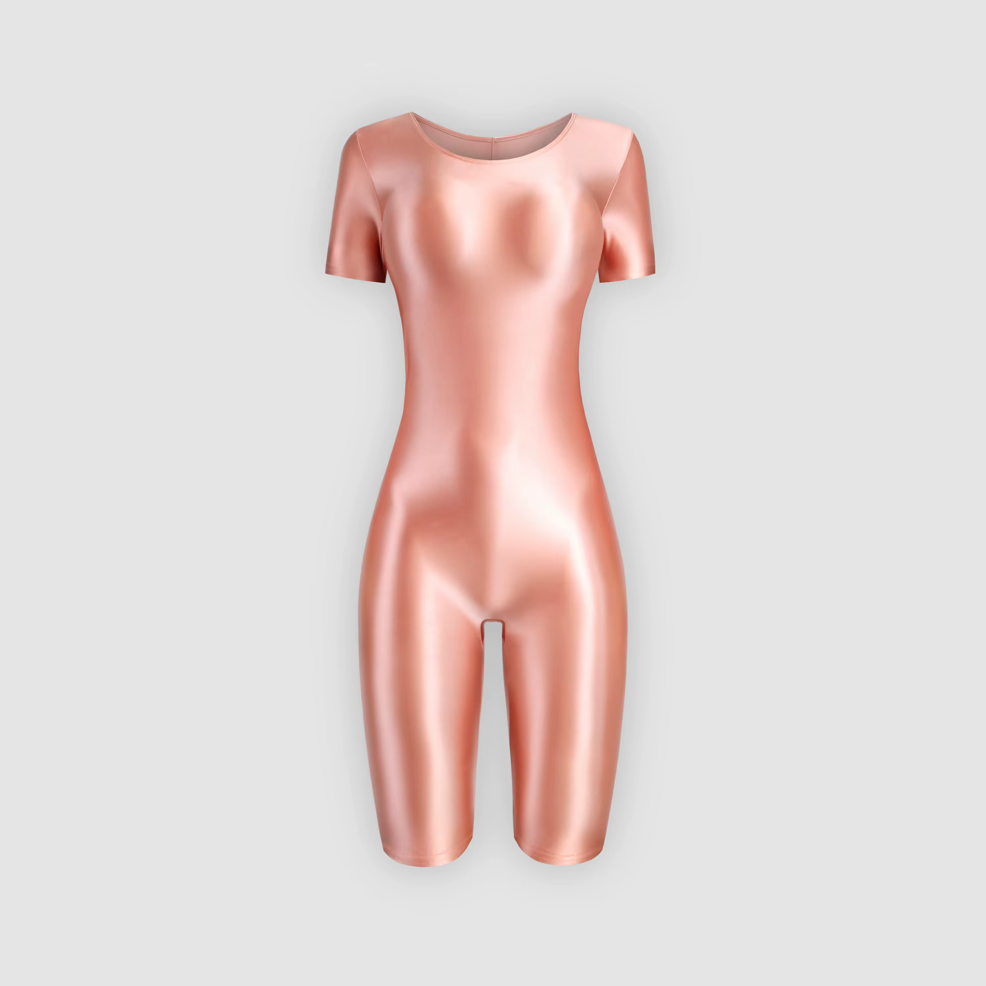Maillot de bain une pièce en satin brillant pour femme