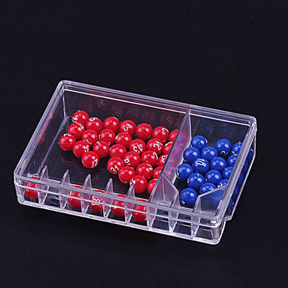 Machine de tirage de numéros pour jeux de bingo, loterie et divertissement, avec numéros faciles à lire et boules à secouer pour un tirage chanceux