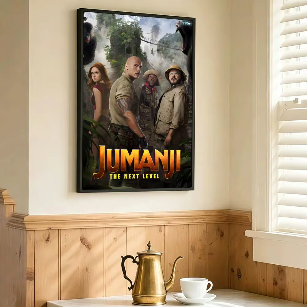 Affiche Jumanji pour décoration de la maison, impression d'art mural d'intérieur, affiches de garage, cadeau