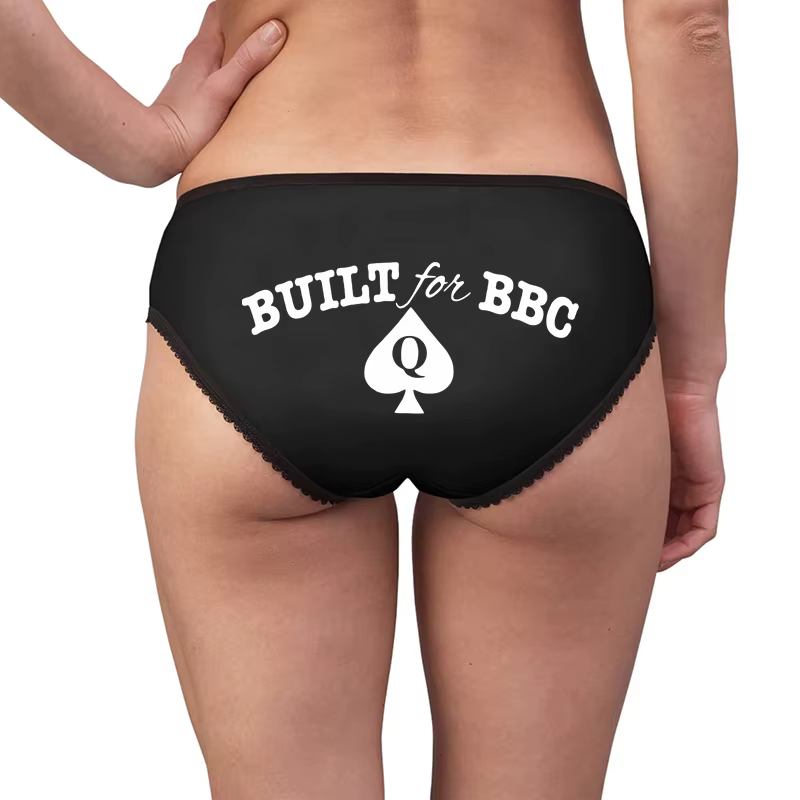 Spade construit pour BBC slips en dentelle pour femmes sous-vêtements mignons Lingerie drôle Rave fête femme cadeau