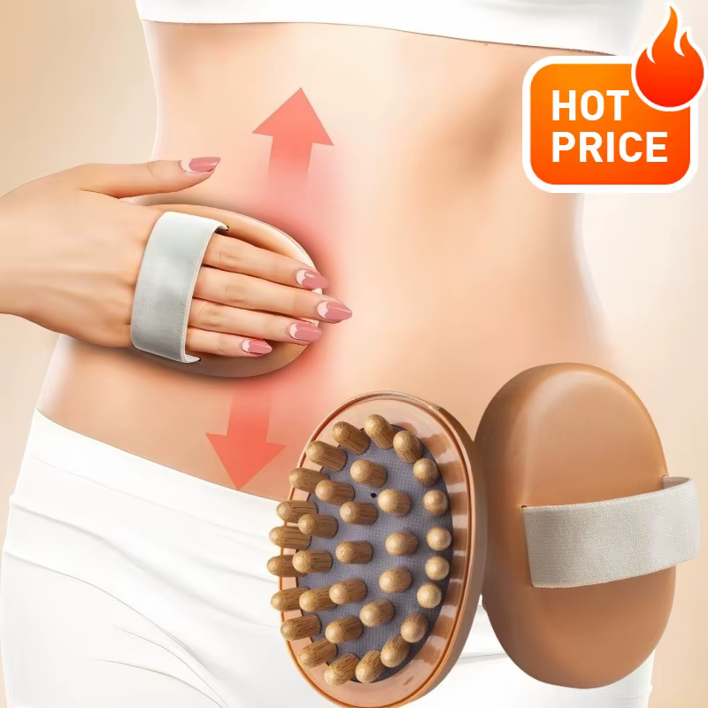 Brosse de Massage corporel à coussin d'air, pour la Relaxation des tissus profonds et Gua Sha, poils souples pour les jambes, l'estomac et le dos, 1/2 pièces