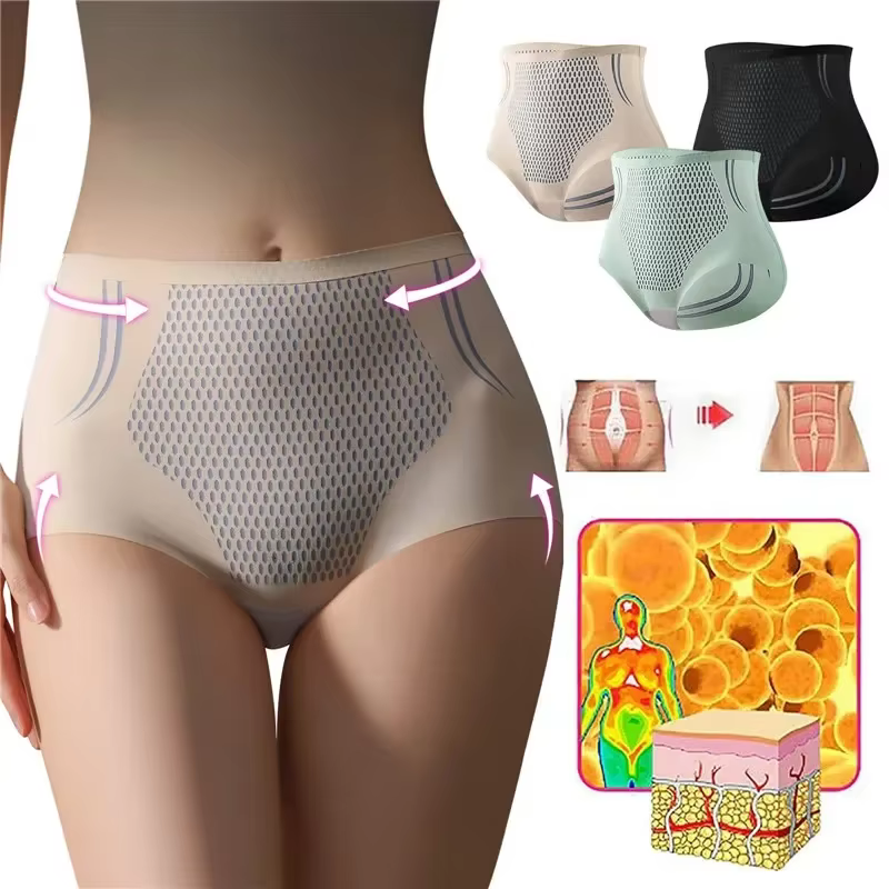 Culottes sculptantes IceSilk - Shorty gainant taille haute pour femme | Technologie Ion Fiber
