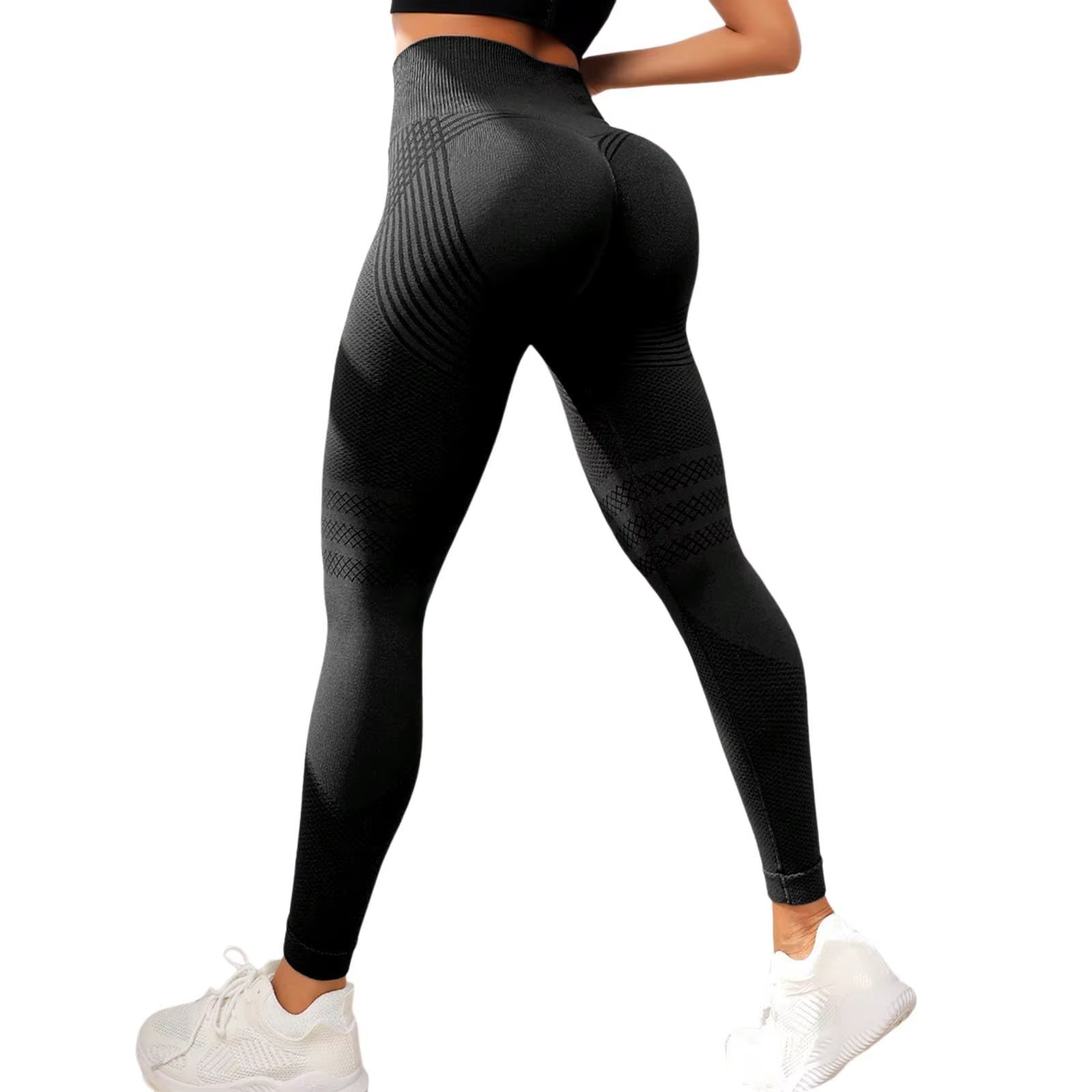 Leggings de compression extensibles amincissants anti-cellulite pour femme