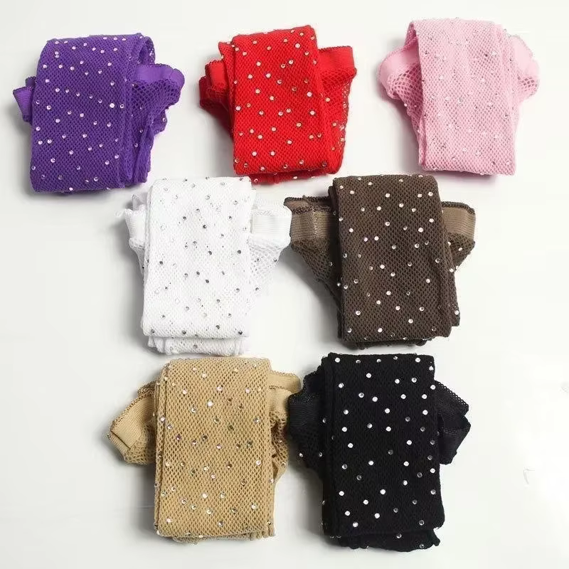 Collants résille brillants à la mode