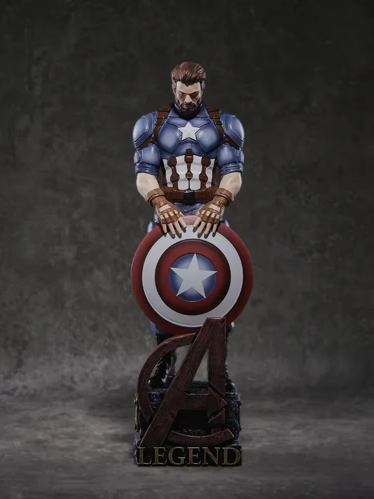 Modèle de collection exquis et réaliste Marvel Anime, services.com America Figureavengers, décoration de bureau, cadeaux pour garçons, nouveau, 54cm