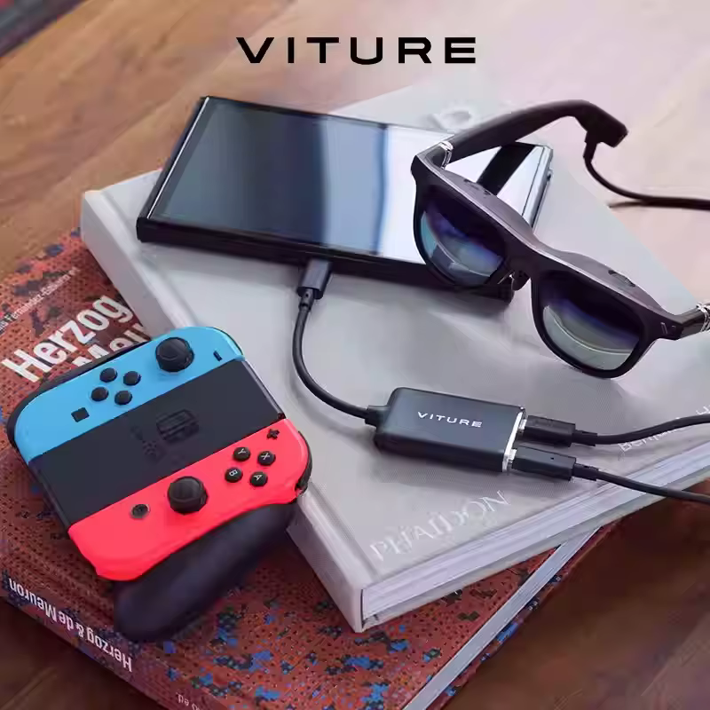 L'adaptateur de charge étendu VITURE Pro prend en charge la lecture vidéo multi-écrans virtuelle pour les appareils USB-C.