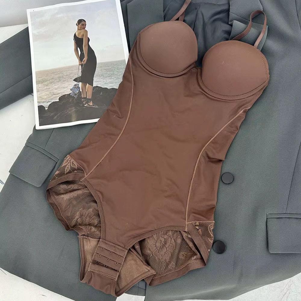 Body sculptant pour femme avec soutien-gorge intégré