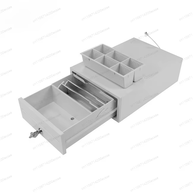 Tiroir-caisse verrouillable LAS-208 POS, boîte à monnaie pour terminal POS et caisse enregistreuse, tiroir-caisse commercial pour la vente au détail