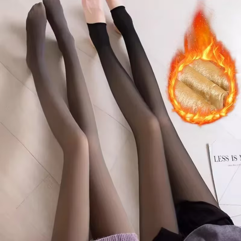 Collants doublés chauds d'hiver