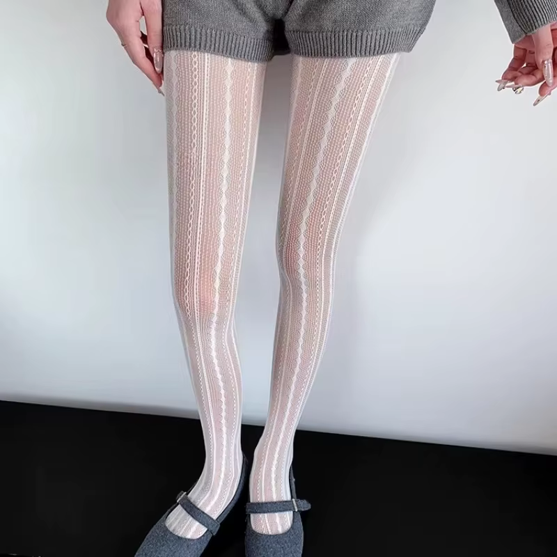 Nouvelles collants résille longs pour femme