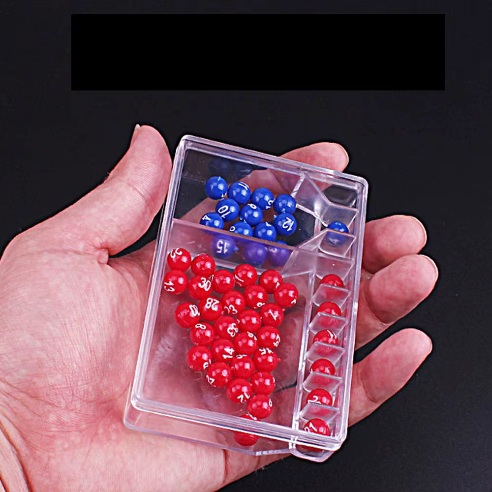 Machine de tirage de numéros pour jeux de bingo, loterie et divertissement, avec numéros faciles à lire et boules à secouer pour un tirage chanceux