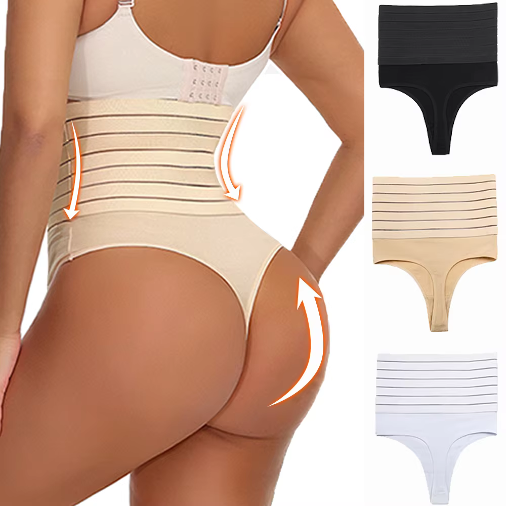 Culotte gainante taille haute respirante pour femme