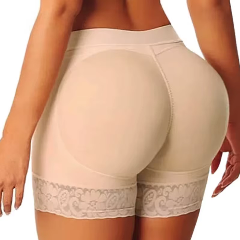 Femmes bout à bout culotte faux fesse corps Shaper sous-vêtements rembourrés dame ascenseur fesses taille haute ventre contrôle hanche culotte