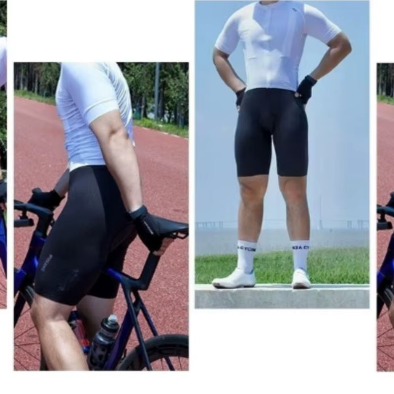 Cuissard de cyclisme une pièce pour homme, respirant, rembourré, séchage rapide, pour VTT et vélo de route, idéal pour les sports de plein air