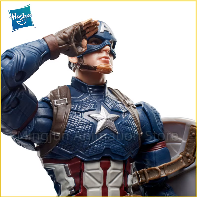 Hasbro Marvel Legends Avengers Endgame Captain America, figurine articulée, collection parfaite et cadeau d'anniversaire