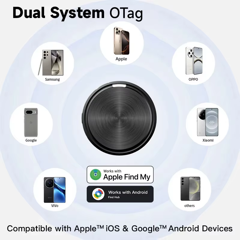 Un traceur intelligent compatible avec les systèmes iOS et Android, conçu pour aider à éviter la perte de clés, de portefeuilles et d'autres objets.
