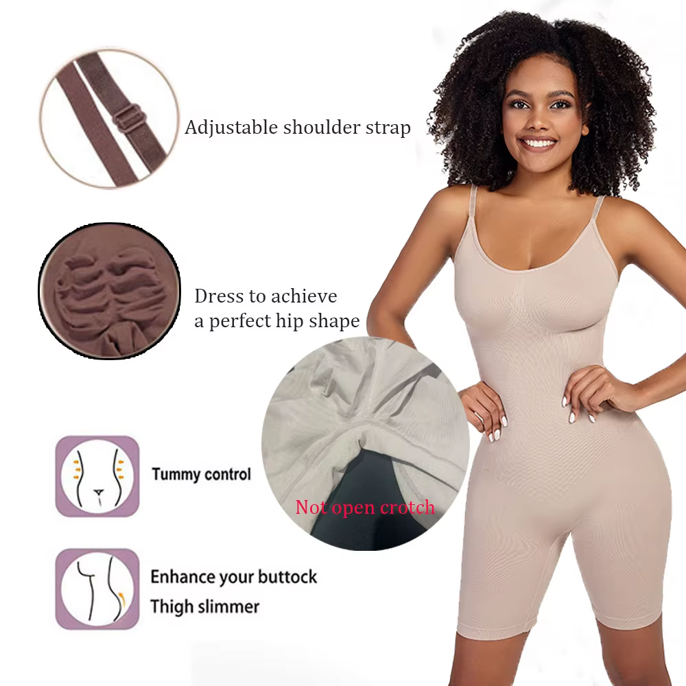 Shapewear Stree combinaison femmes ventre contrôle corps Shaper Body sangle réglable Shapers coupe ajustée
