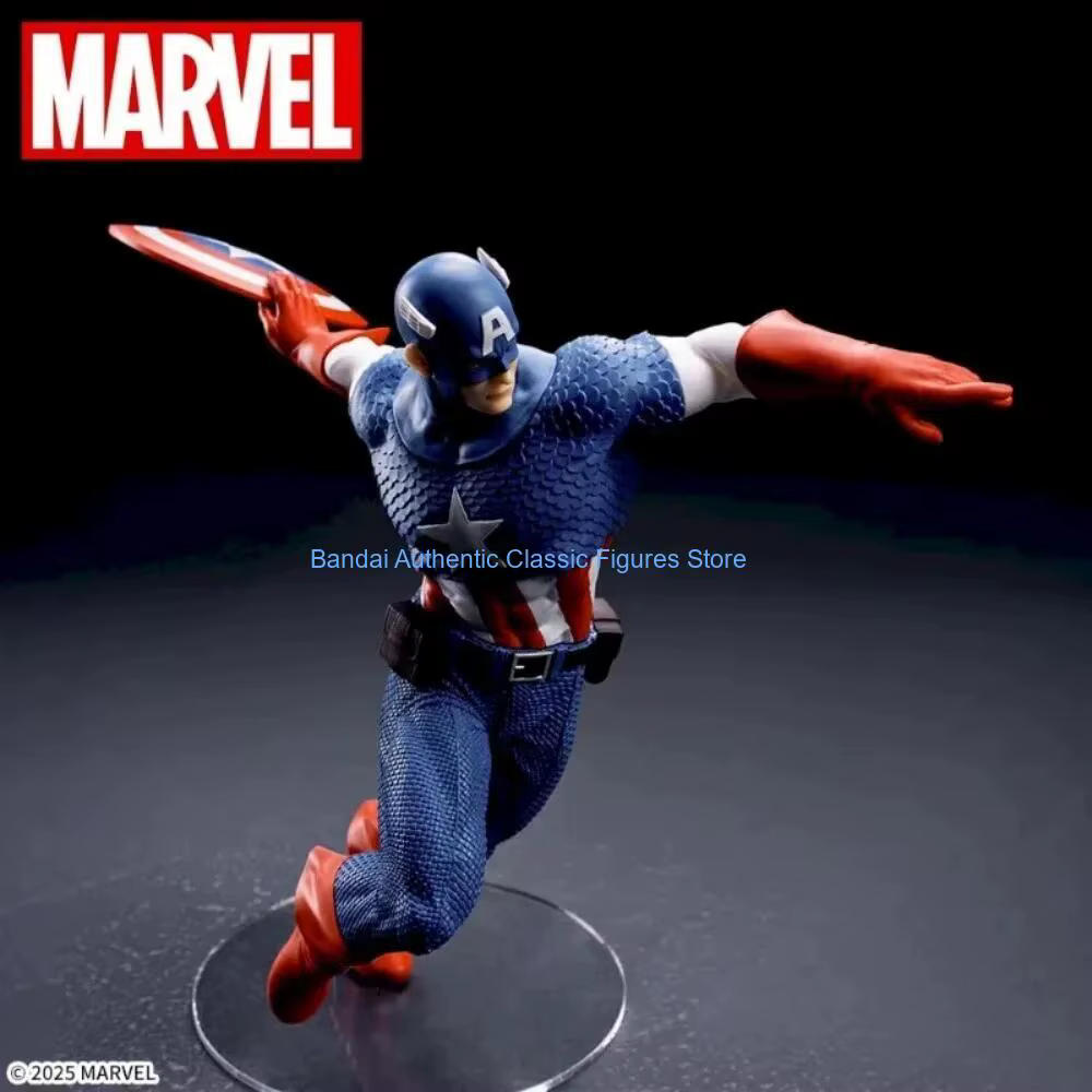 Figurine d'action en PVC Captain America de Marvel Comics, 20cm, collection de jouets pour garçons, cadeaux, en stock, originale