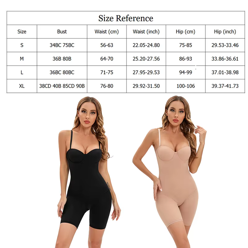 Body femmes Shapewear corps Shaper avec tasse