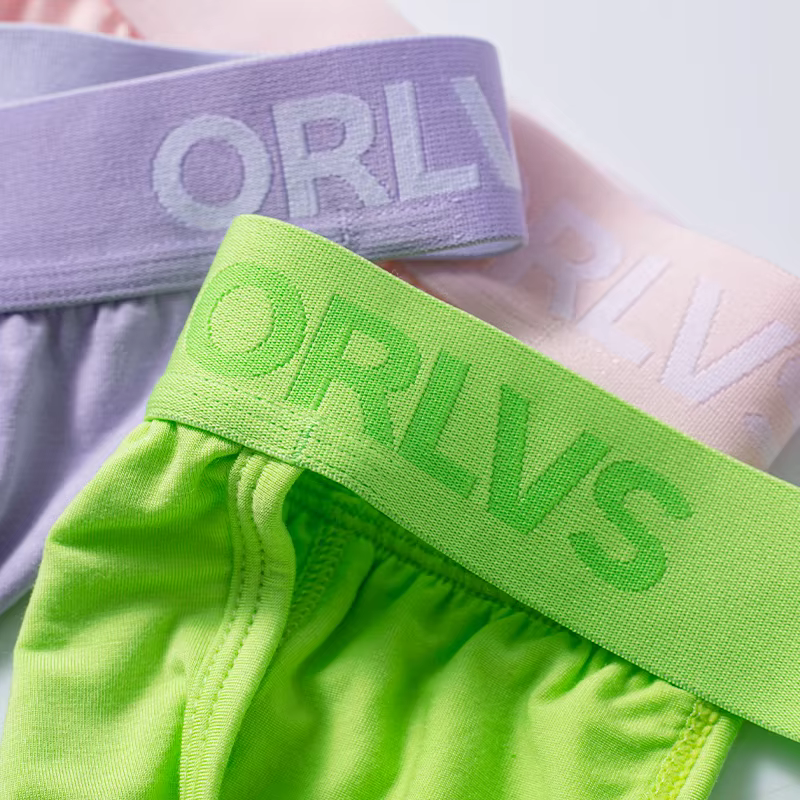 ORLVS OR676 Sous-vêtements pour hommes en modal, string taille basse, caleçons respirants et doux