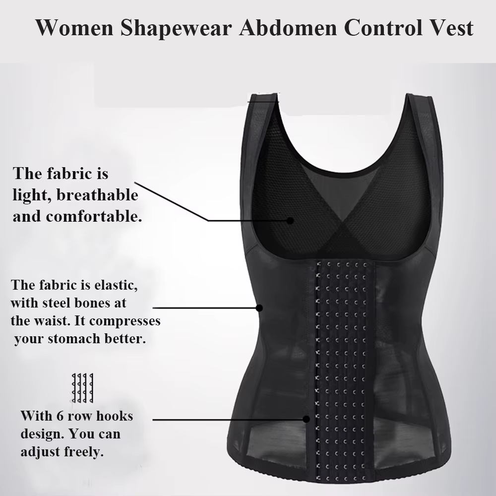 Haut de contrôle de l'abdomen pour femmes