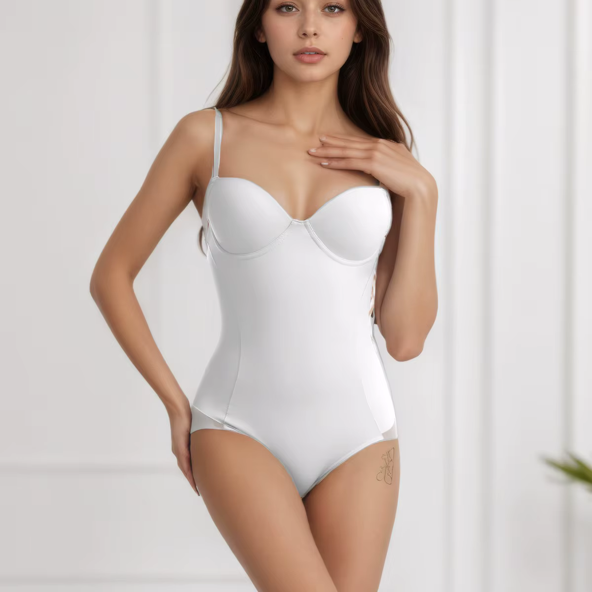 Naisstoo femmes Shapewear Body pour contrôle du ventre sans couture corps Shaper string combinaison soutiens-gorge