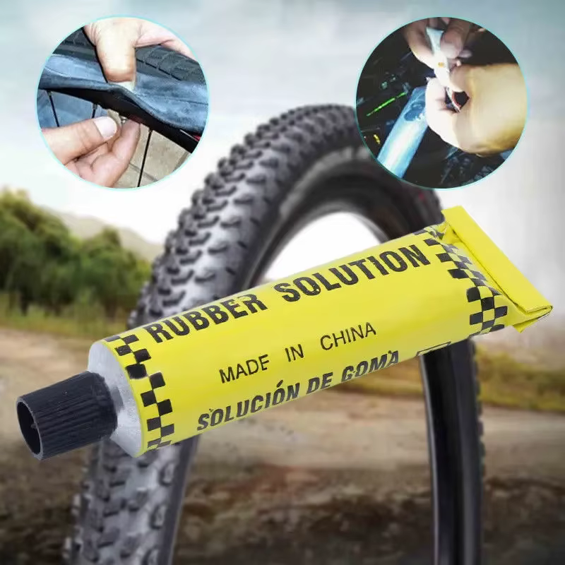 Colle portable de réparation de crevaison de chambre à air de scooter de moto et de vélo, outil automatique de bain d'opathie, 12g