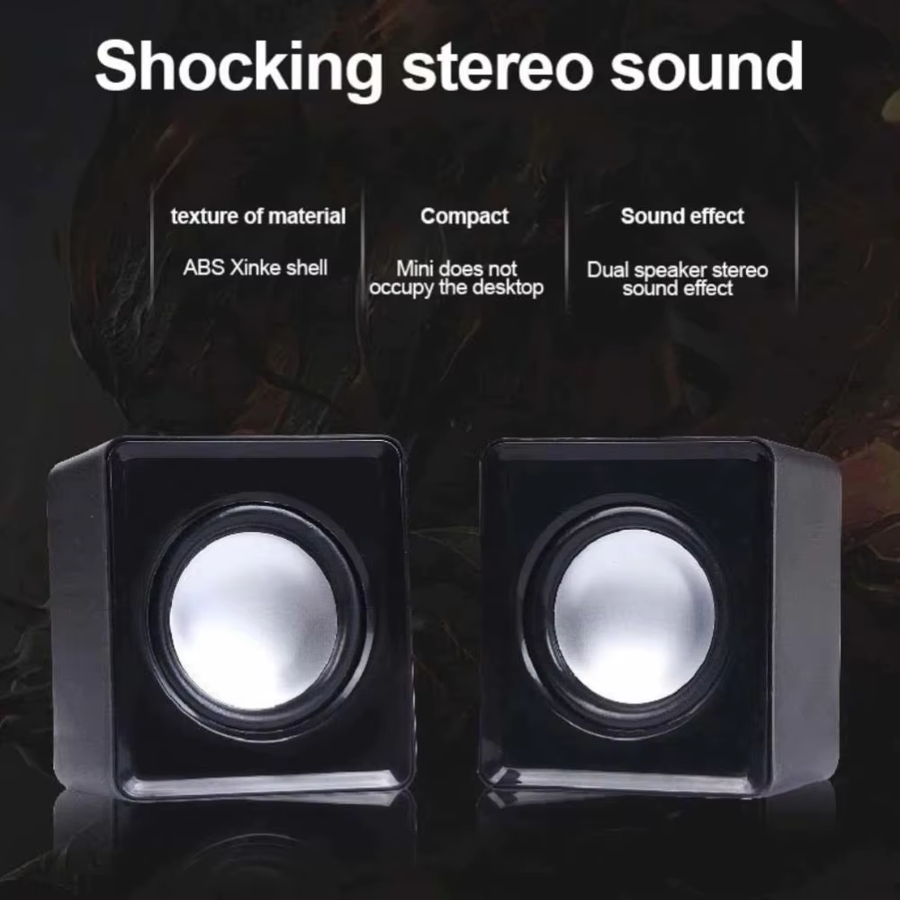 Haut-parleur d'ordinateur pour PC portable De bureau Caixa De Som boîte De son système Audio De musique colonne Bocina colonne acoustique colonne unité amplifiée