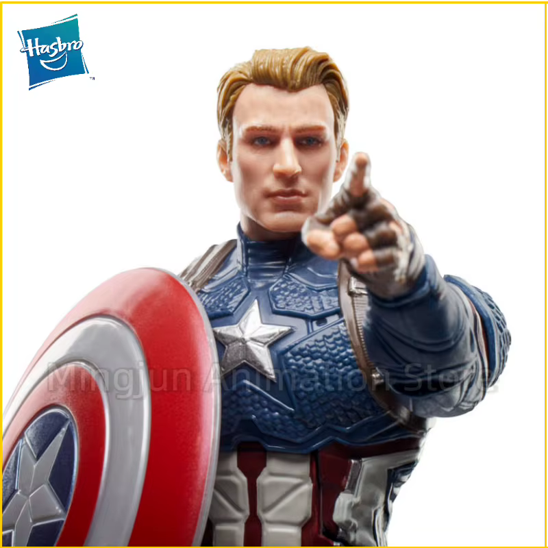 Hasbro Marvel Legends Avengers Endgame Captain America, figurine articulée, collection parfaite et cadeau d'anniversaire
