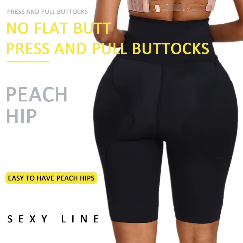 Culotte gainante pour femme avec coussinets pour les hanches